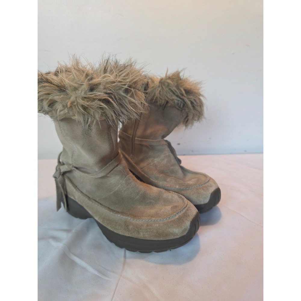 Sorel Northern Lite Tall Tan Suede Faux Fur Thinsulate Winter Boots NL1431-265 9